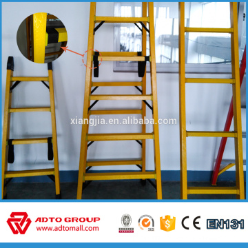 Folding fire escape ladder, aluminum fiberglass ladder,escalera de aluminio